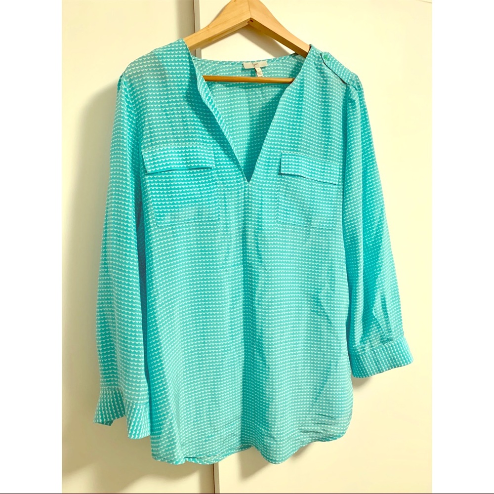 Joie 3/4 sleeve silk blouse